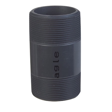 B & K B&K ProLine Schedule 80 2 in. MIP X 2 in. D MIP PVC 4 in. Nipple 1 pk 408-040